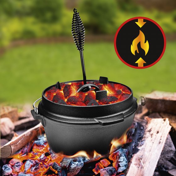 Gusseisen-Feuertopf 