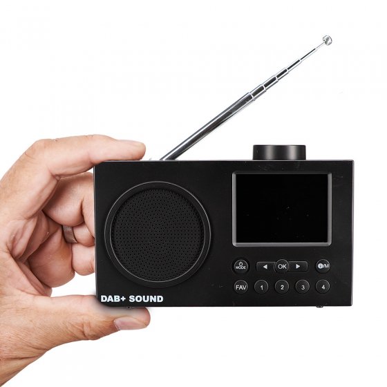 Kompaktes DAB+-Radio mit Farbdisplay 