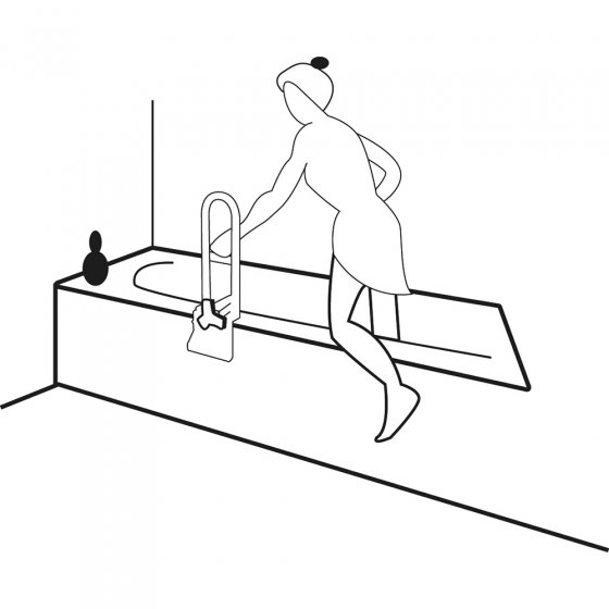 Badewannen-Einstiegshilfe 