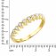 Ring Gold 375 zweifarbig mit 11x Diamant 0,10ct. - 2