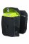Fahrrad - Doppeltasche  "Miles MIK 2.0", schwarz/lime - 2