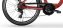 Elektro-Citybike NEW RHEA  26 Zoll, rot - 2