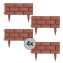 Beeteinfassung Steinmauer Terracotta Nessa - 2