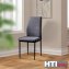 Stuhl Madison Webstoff Grau - 2