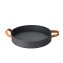 Tablett Metall mit Griffen - 2