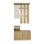 Garderobenpaneel mit Schuhschrank Thekla Artisaneiche - 2