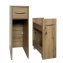 Mehrzweckschrank schmal Thekla Artisaneiche - 2