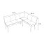 Eckbank 195 x 154 cm Mesilla Braun kurzer Schenkel rechts - 2