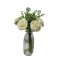 Kunstblume Rosenstrauß in Vase Flora - 2