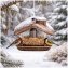 Vogelfutterhaus Nessa Metallic Gold - 2