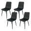 Stuhl Mesa Eco 4er-Set Velvet Grau - 2