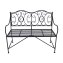 Sitzbank aus Metall Gartenbank - 2