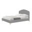 Polsterbett 140 x 200 cm Yoris Grau - 2