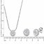 Schmuck Set 4tlg. 925 Sterling Silber Zirkonia - 2