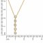 Halskette Gold 585 zweifarbig mit 5x Brillant zus. 0,05ct. - 2