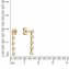 Ohrringe Gold 585 zweifarbig mit 10x Brillant zus. 0,05ct. - 2
