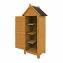 Gartengeräteschrank aus Holz Natur - 2