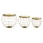 Tisch Set bauchig, 3-teilig Eisen - 2