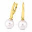 Ohrringe 585 Gold Perle weiß 7,5-8,0mm - 2