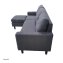 Polstercouch mit variabler Ottomane Reva Grau - 2