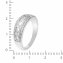 Ring Silber 925 glanz/mattiert Zirkonia - 2