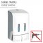 2-Kammer Desinfektionsmittel- und Seifenspender Mod. Tartas Chrom, Füllmenge je Kammer: 480 ml - 2