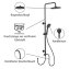 Duschsystem Watersaving Schwarz, bis zu 40 % Wasserersparnis - 2