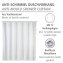 Anti-Schimmel Duschvorhang Uni White, Textil (Polyester), 120 x 200 cm, waschbar - 2