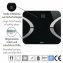 Analysewaage LED mit Bluetooth Schwarz, Körperfettwaage - 2