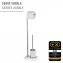 Stand WC-Garnitur Mod. Noble White, mit Chrom-Applikation - 2