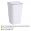Schwingdeckeleimer Mod. Candy White, 6 Liter - 2