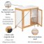 Waschbeckenunterschrank Mod. Finja, Waschbecken-Unterregal aus Bambus/MDF - 2