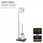 Stand WC-Garnitur Mod. Noble Black, mit Chrom-Applikation - 2