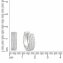 Ohrringe Silber 925 rhodiniert mit 144x Zirkonia weiß - 2