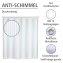 Anti-Schimmel Duschvorhang Mod. Palais, Textil (Polyester), 180 x 200 cm, waschbar - 2