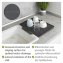 Abtropfmatte Mod. Nelia, Grau, mit geneigter Fläche für optimalen Wasserablauf - 2