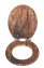 WC-Sitz Mod. Rustic Braun, aus FSC® zertifiziertem MDF - 2