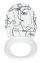 WC-Sitz Duroplast Mod. Faces, aus antibakteriellem Duroplast - 2