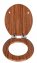 WC-Sitz Mod. Chestnut Braun, aus FSC® zertifiziertem MDF - 2