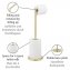 2in1 Stand Toilettenpapierhalter Gold, platzsparend, für bis zu 4 Ersatzrollen - 2