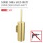 Turbo-Loc® WC-Garnitur Mod. Orea Gold Matt geschlossen, Befestigen ohne bohren - 2