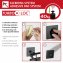 Turbo-Loc® WC-Garnitur Mod. Carpino Schwarz, Befestigen ohne Bohren - 2