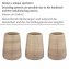 WC-Garnitur Mod. Pottery Sand Keramik, handbemalt - 2