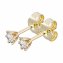 Ohrringe Gold 585 mit 2x Brillant zus. 0,25 ct. - 2