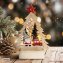 Weihnachtsdeko Tannenbaum mit Weihnachtsmann und Auto - 2