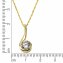 Halskette 375/- Gelbgold Zirkonia - 2