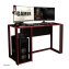 Gaming Schreibtisch Schwarz/Rot Moderner Gamer-Tisch 120 x 76 x 54 cm - 2