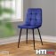 Esszimmerstuhl 4er Set Blau Mesa - 2