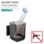 Vacuum-Loc® Zahnputzbecher Mod. Quadro Schwarz, Befestigen ohne Bohren - 2