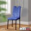 Esszimmerstuhl Denton Samt Blau 4er-Set - 2